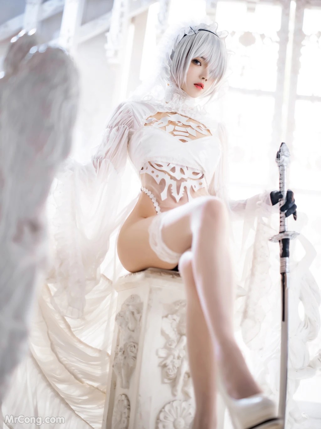 Coser@桜桃喵 Vol.166 2B花嫁