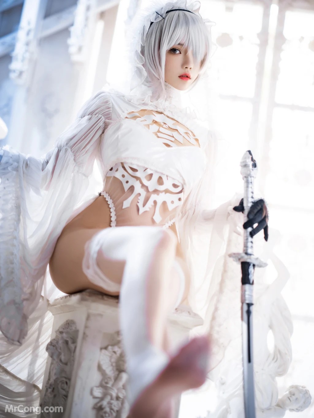 Coser@桜桃喵 Vol.166 2B花嫁