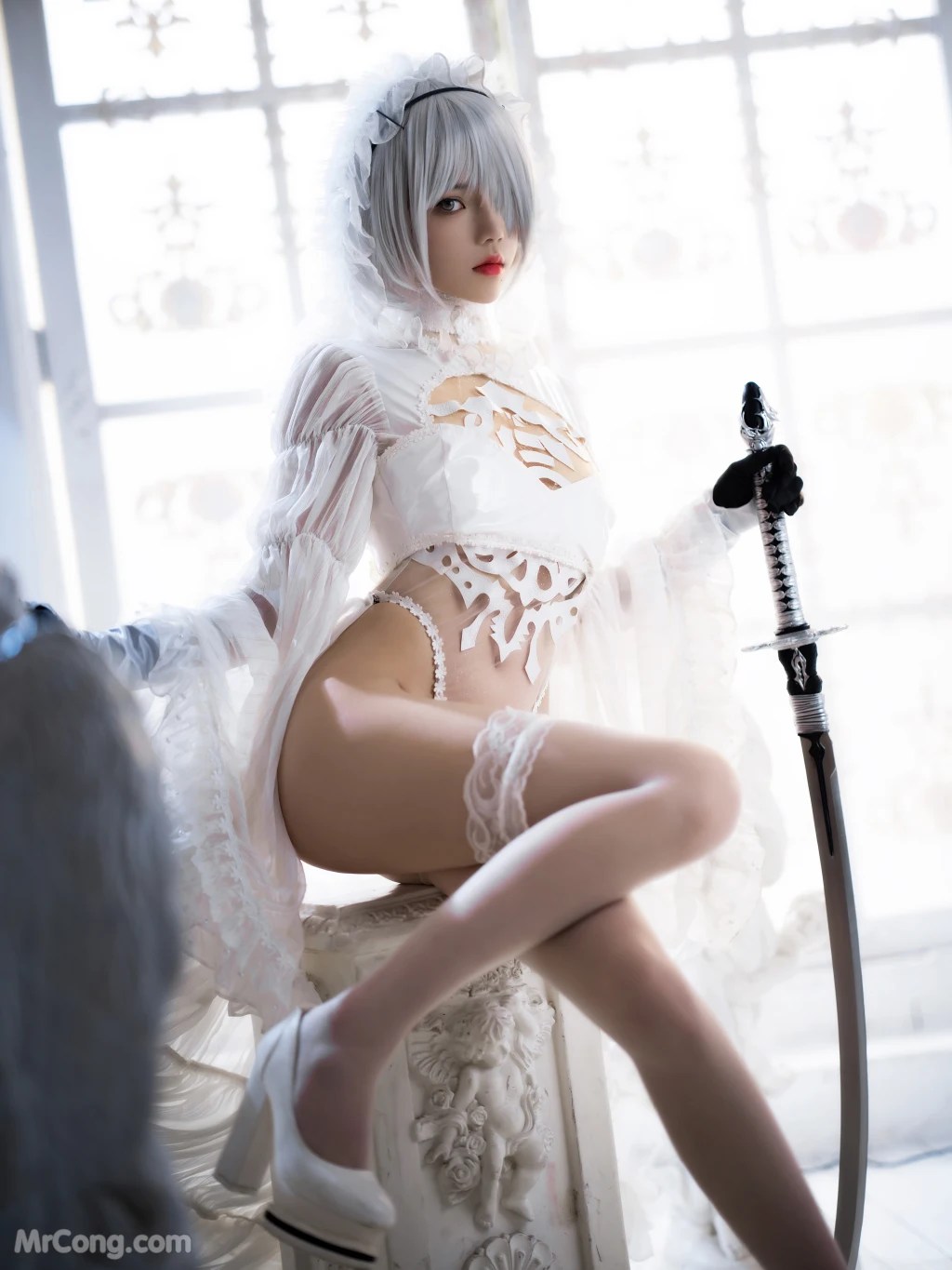 Coser@桜桃喵 Vol.166 2B花嫁