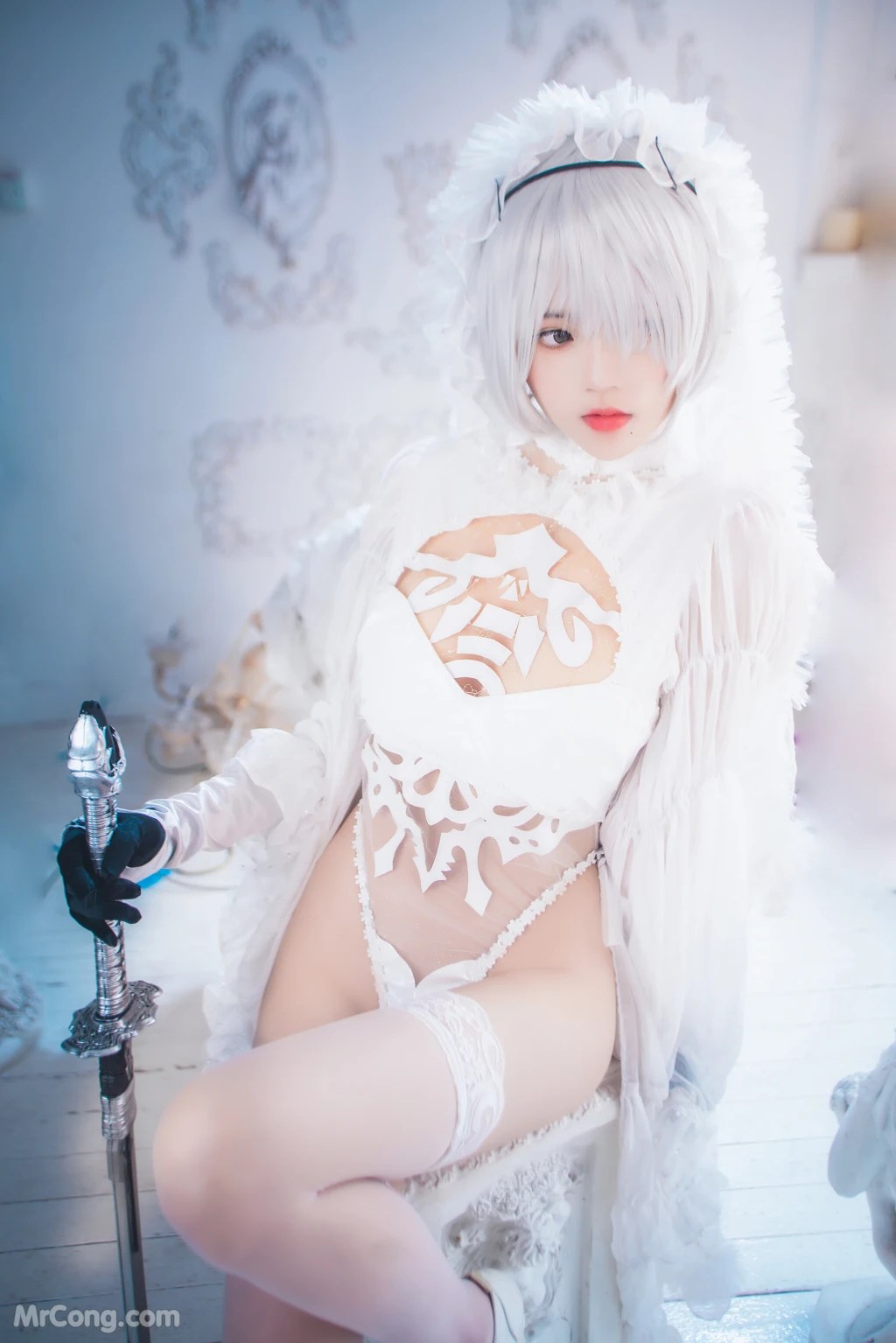 Coser@桜桃喵 Vol.166 2B花嫁