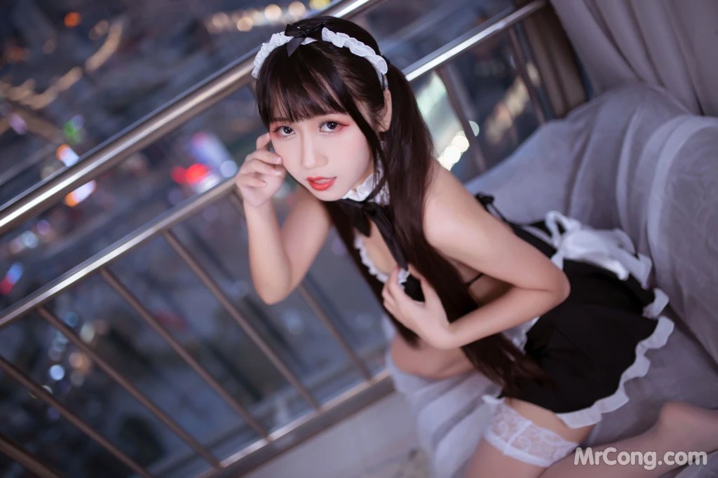 Coser@不呆猫 女仆 (78 photos)