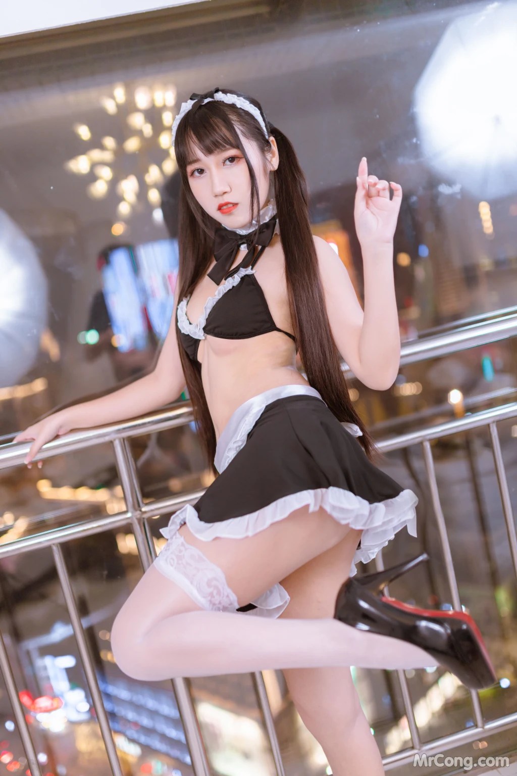 Coser@不呆猫 女仆 (78 photos)