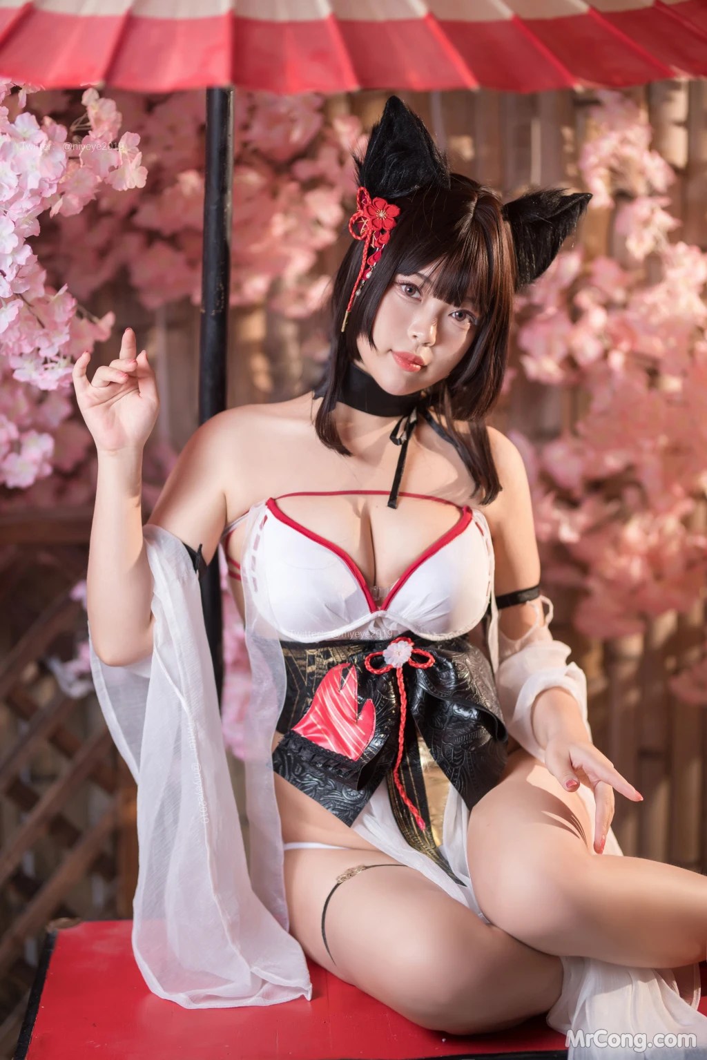 Coser@白烨 Vol.058 湿身天诚泳装 (62 photos )