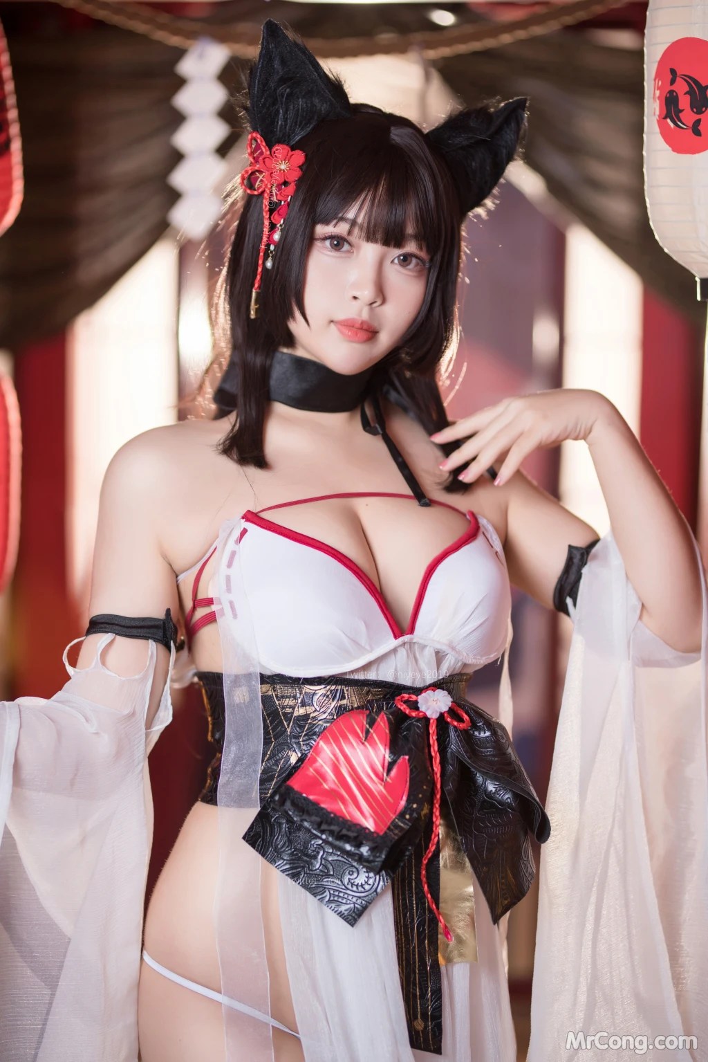 Coser@白烨 Vol.058 湿身天诚泳装 (62 photos )