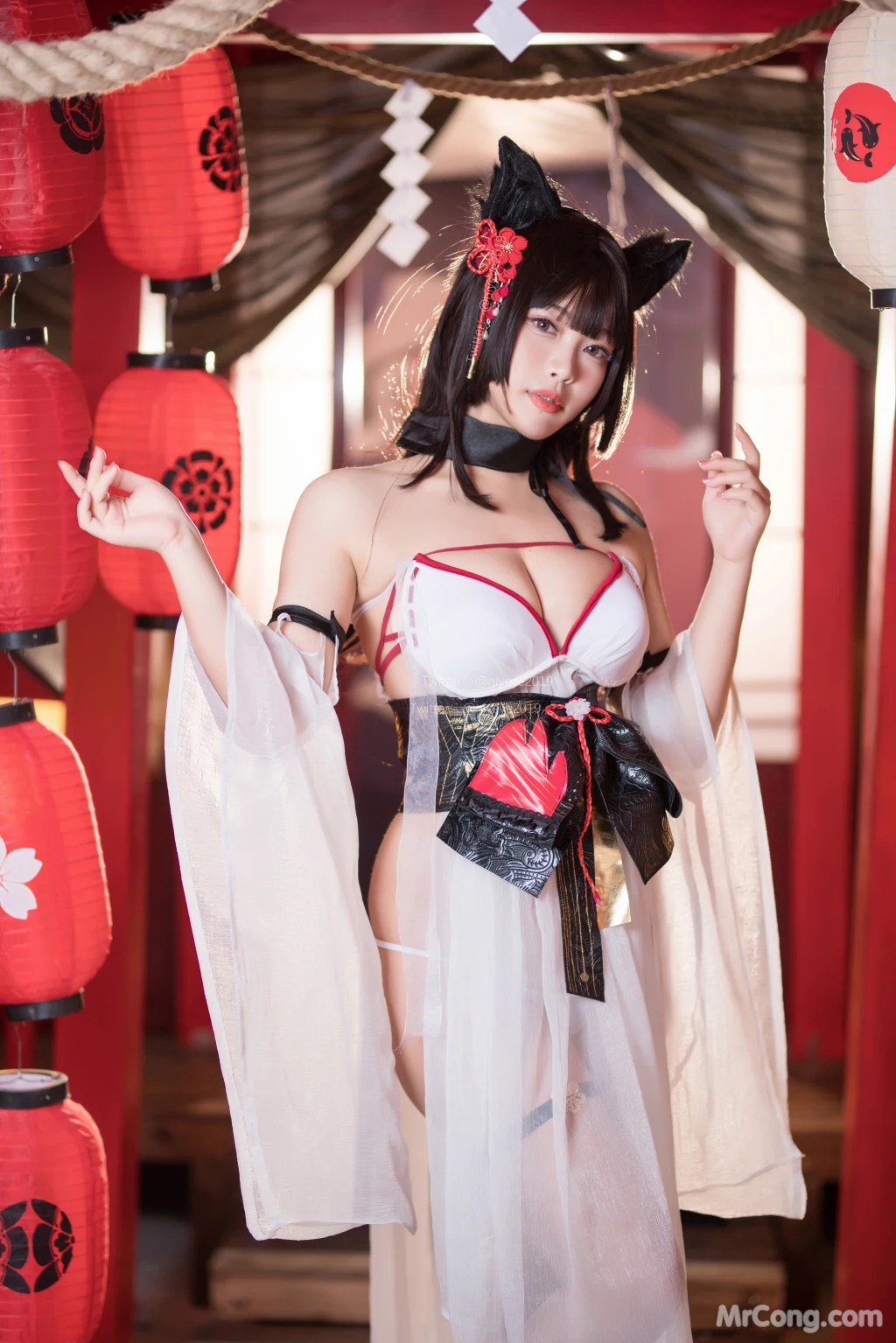 Coser@白烨 Vol.058 湿身天诚泳装 (62 photos )