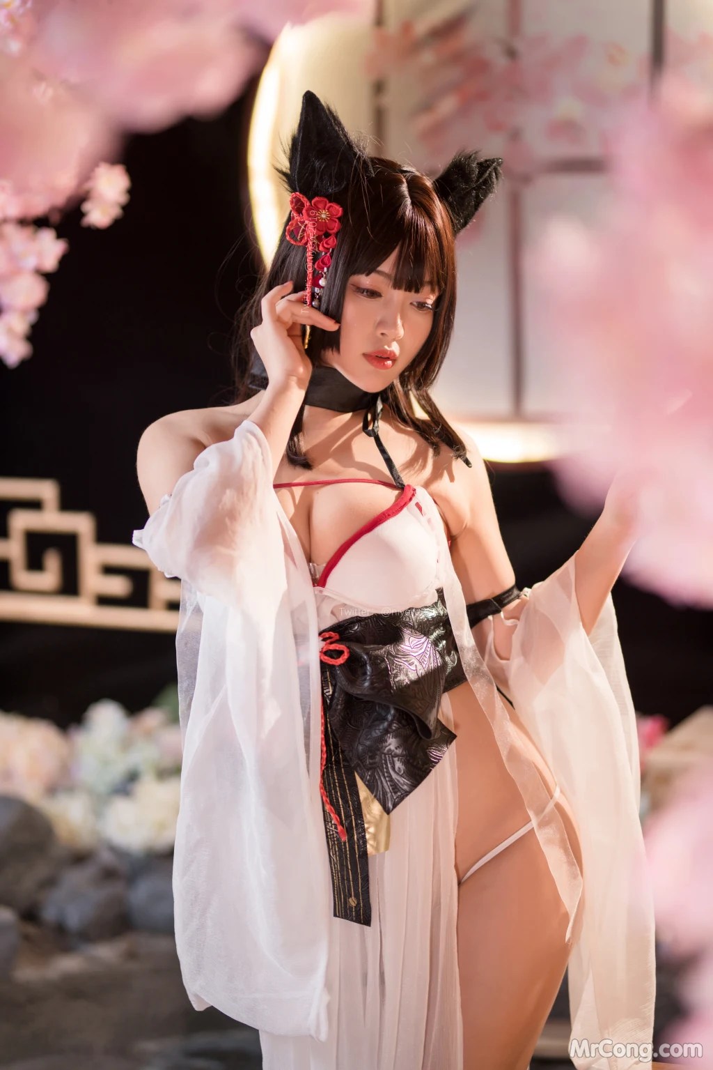 Coser@白烨 Vol.058 湿身天诚泳装 (62 photos )