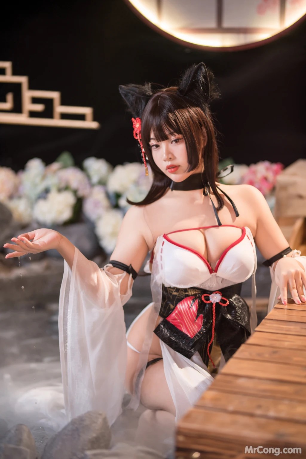 Coser@白烨 Vol.058 湿身天诚泳装 (62 photos )