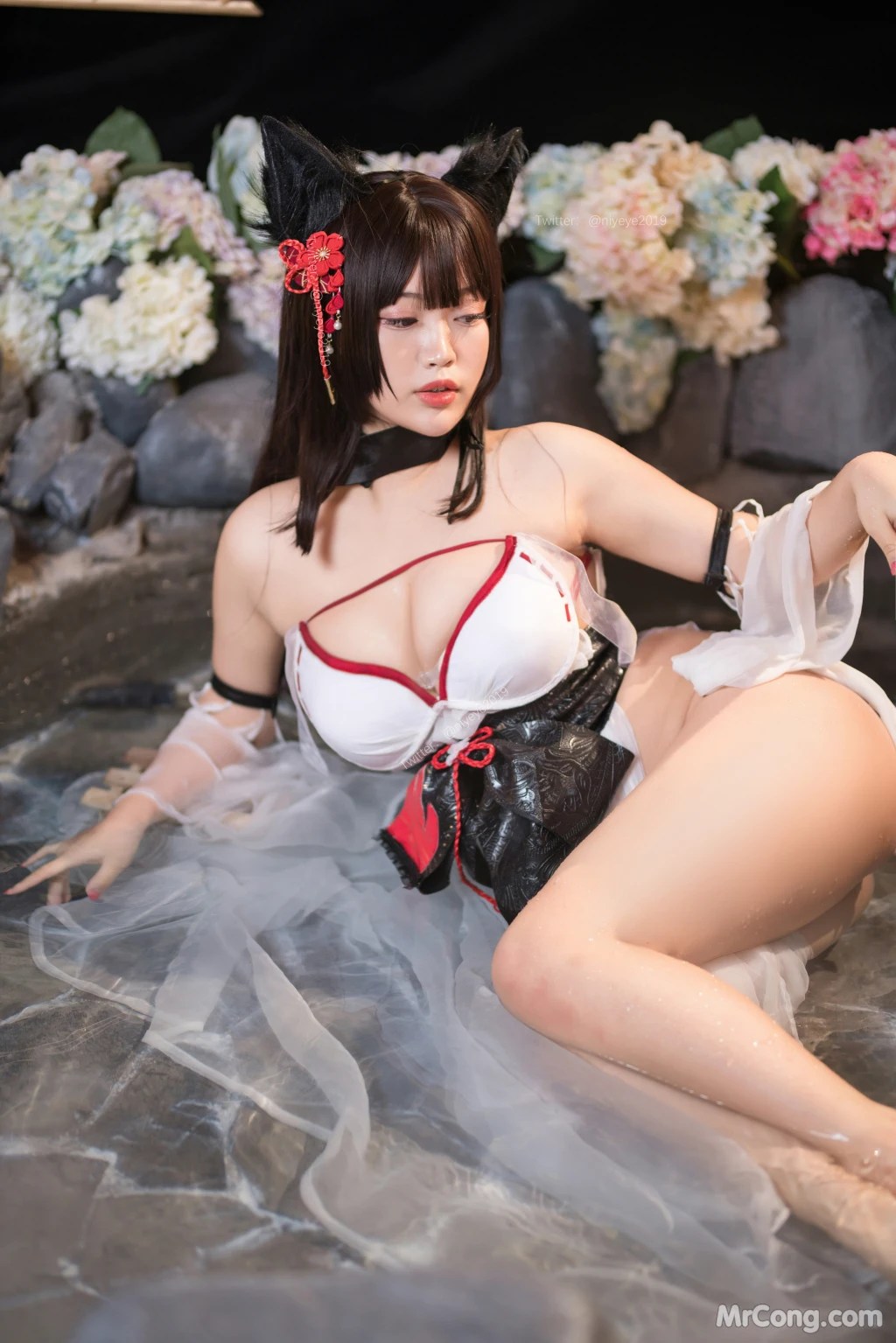 Coser@白烨 Vol.058 湿身天诚泳装 (62 photos )