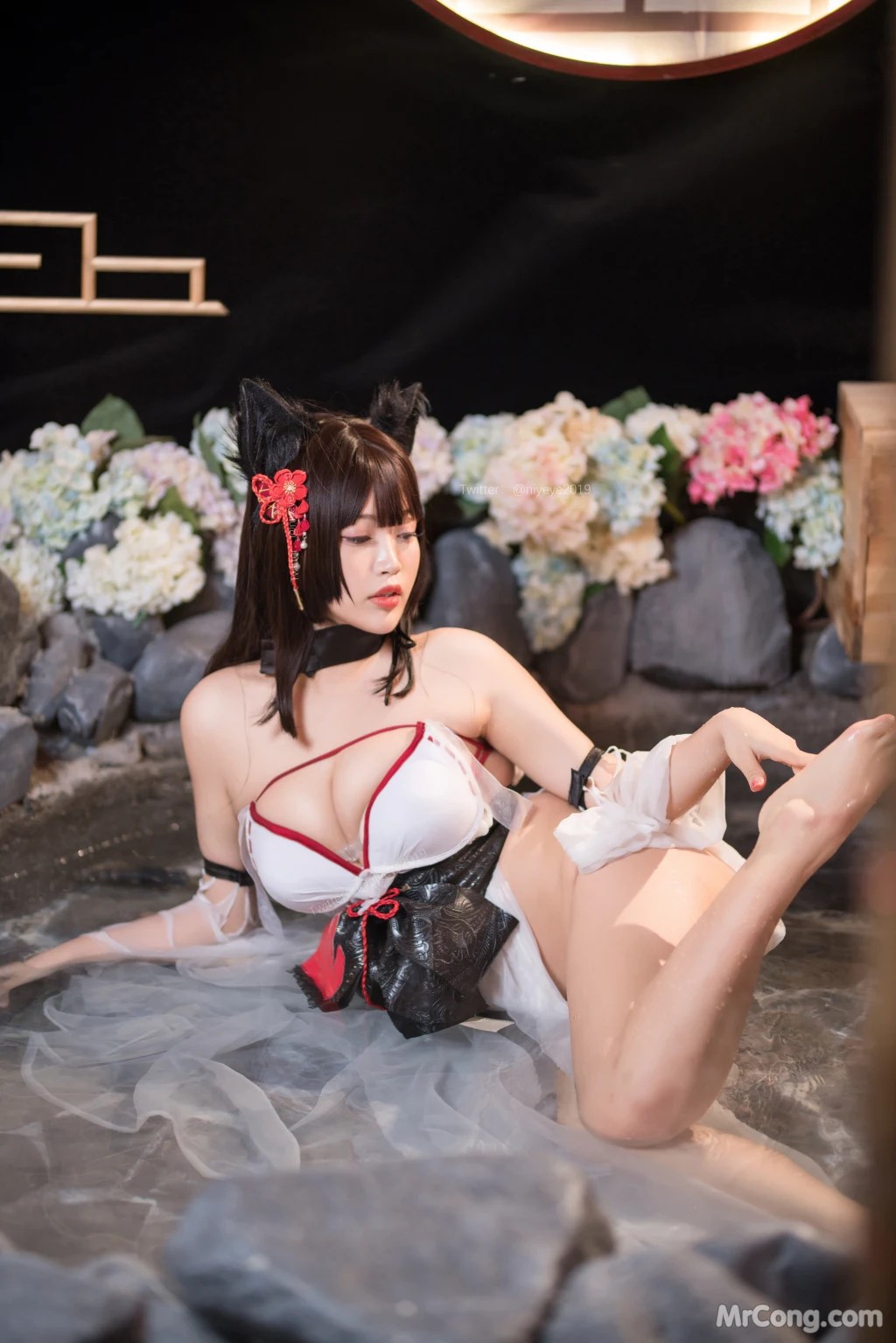 Coser@白烨 Vol.058 湿身天诚泳装 (62 photos )