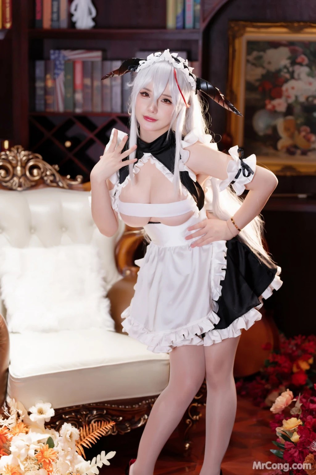 Coser@前羽_rr 埃吉尔女仆 (26 photos)