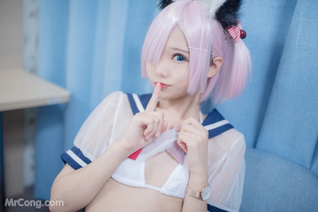 Coser@羽天shine 猫耳妹妹 (130 photos)