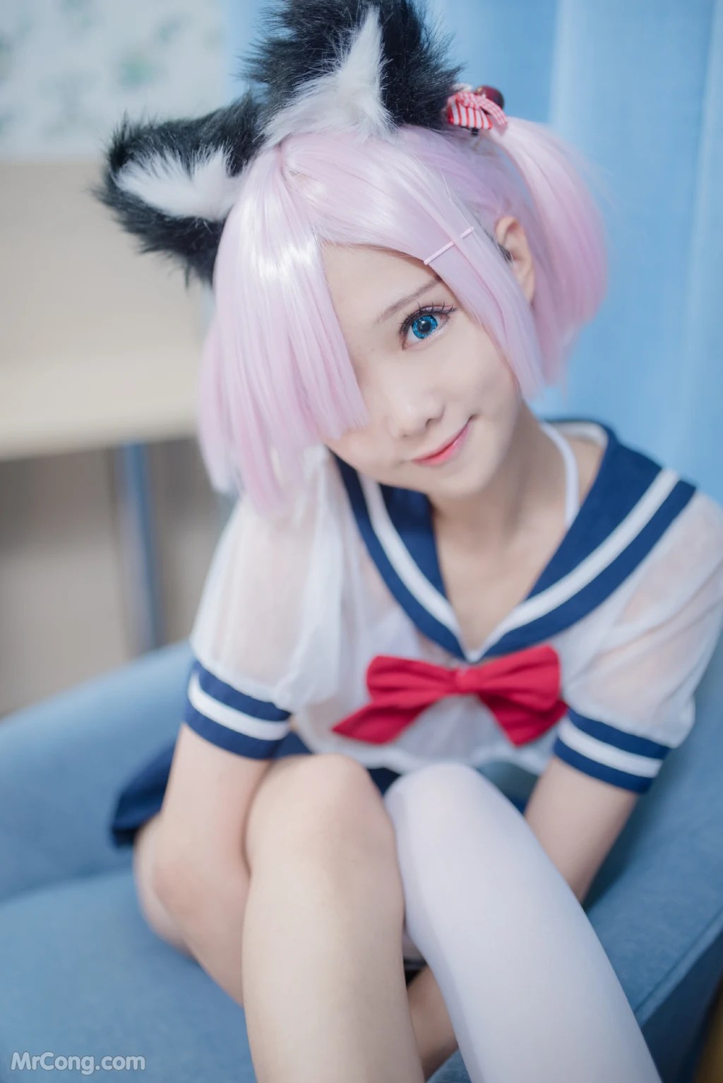 Coser@羽天shine 猫耳妹妹 (130 photos)