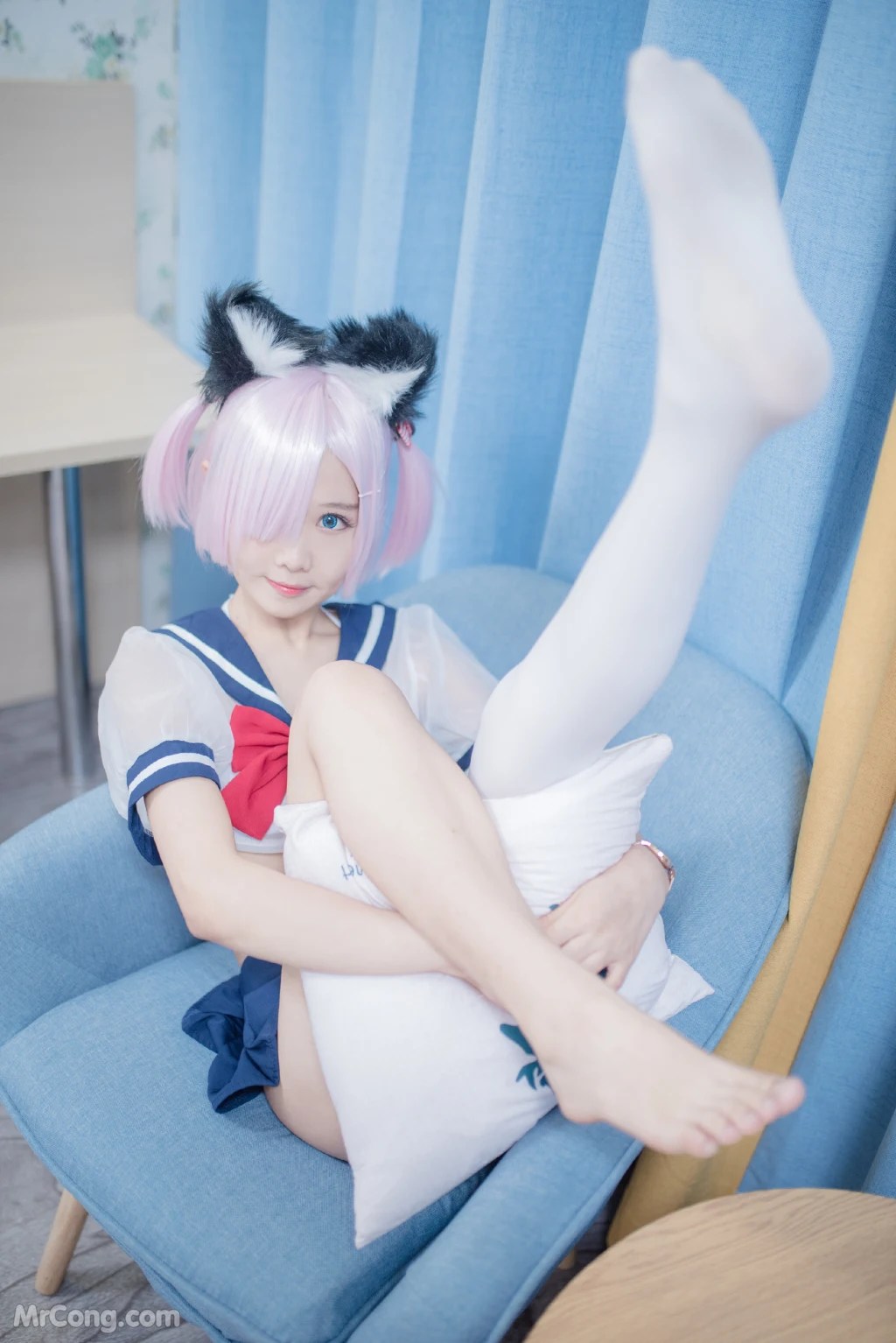 Coser@羽天shine 猫耳妹妹 (130 photos)