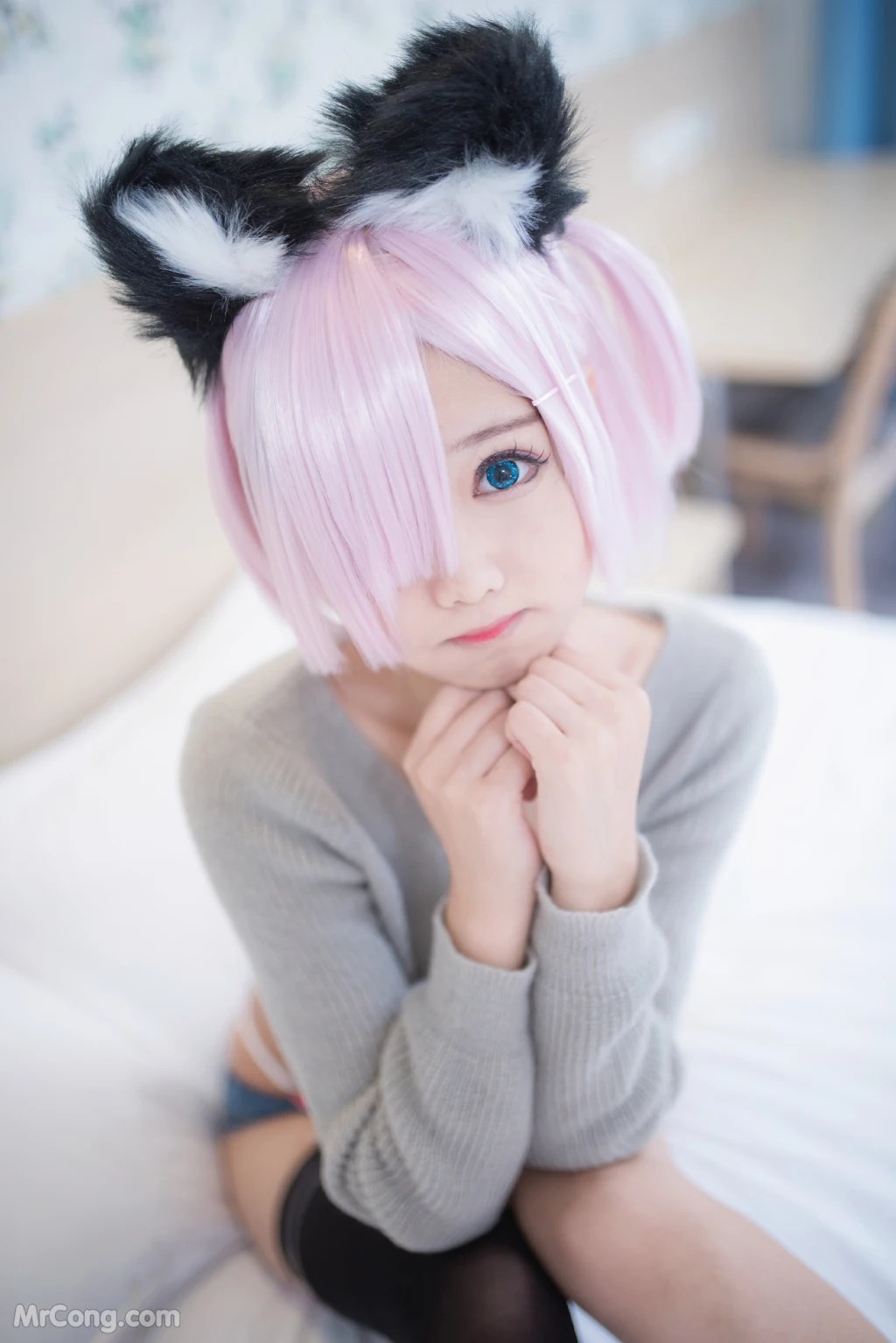 Coser@羽天shine 猫耳妹妹 (130 photos)