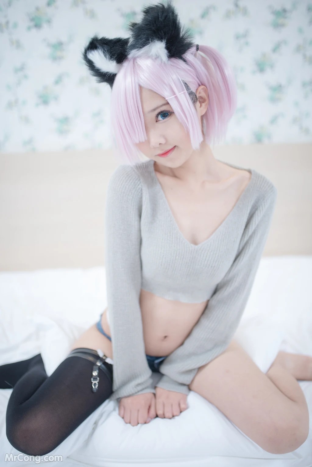 Coser@羽天shine 猫耳妹妹 (130 photos)