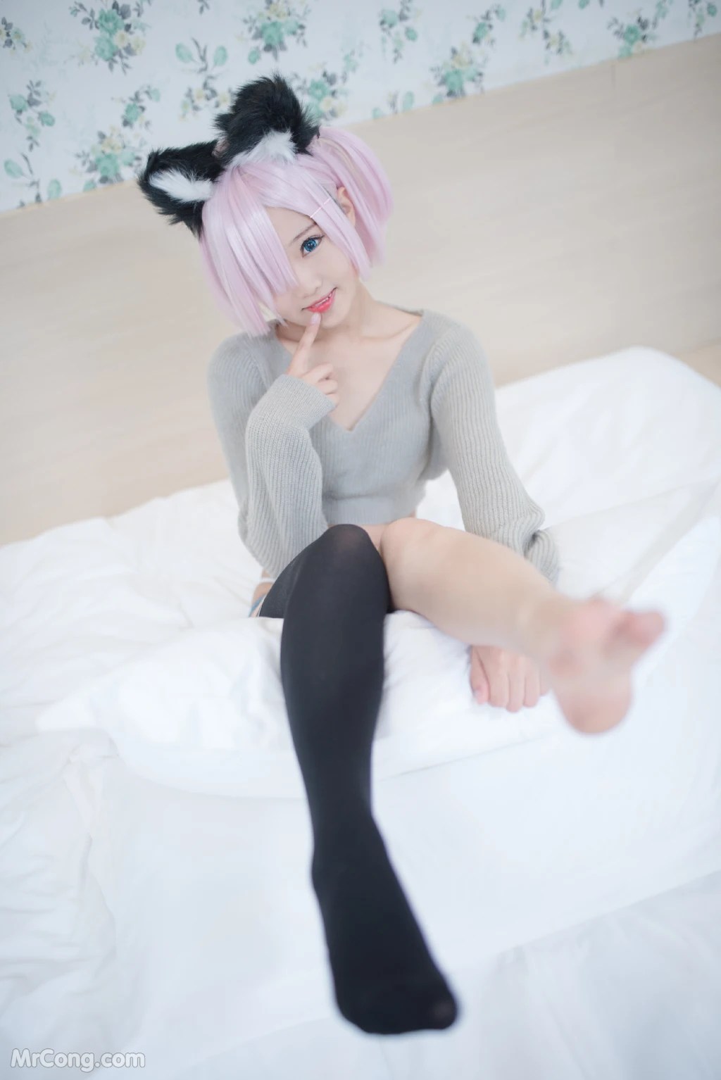 Coser@羽天shine 猫耳妹妹 (130 photos)