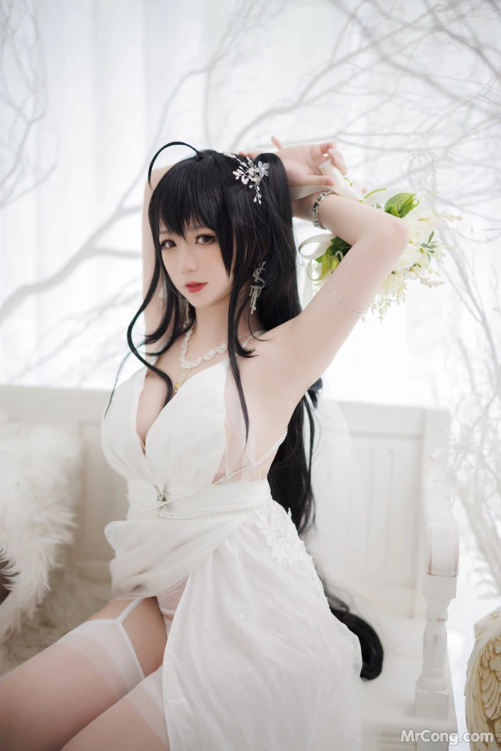 Coser@樱落酱w 大凤花嫁 (26 photos)