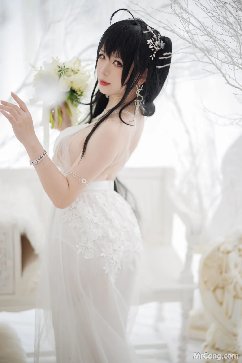 Coser@樱落酱w 大凤花嫁 (26 photos)