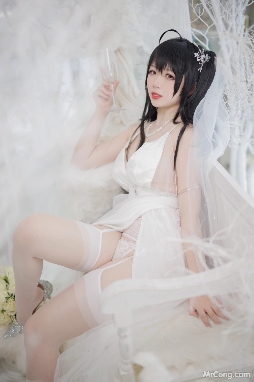 Coser@樱落酱w 大凤花嫁 (26 photos)