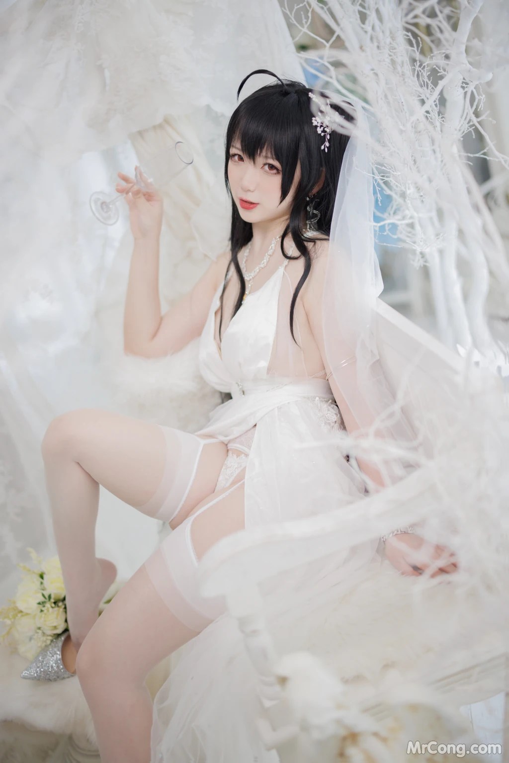 Coser@樱落酱w 大凤花嫁 (26 photos)