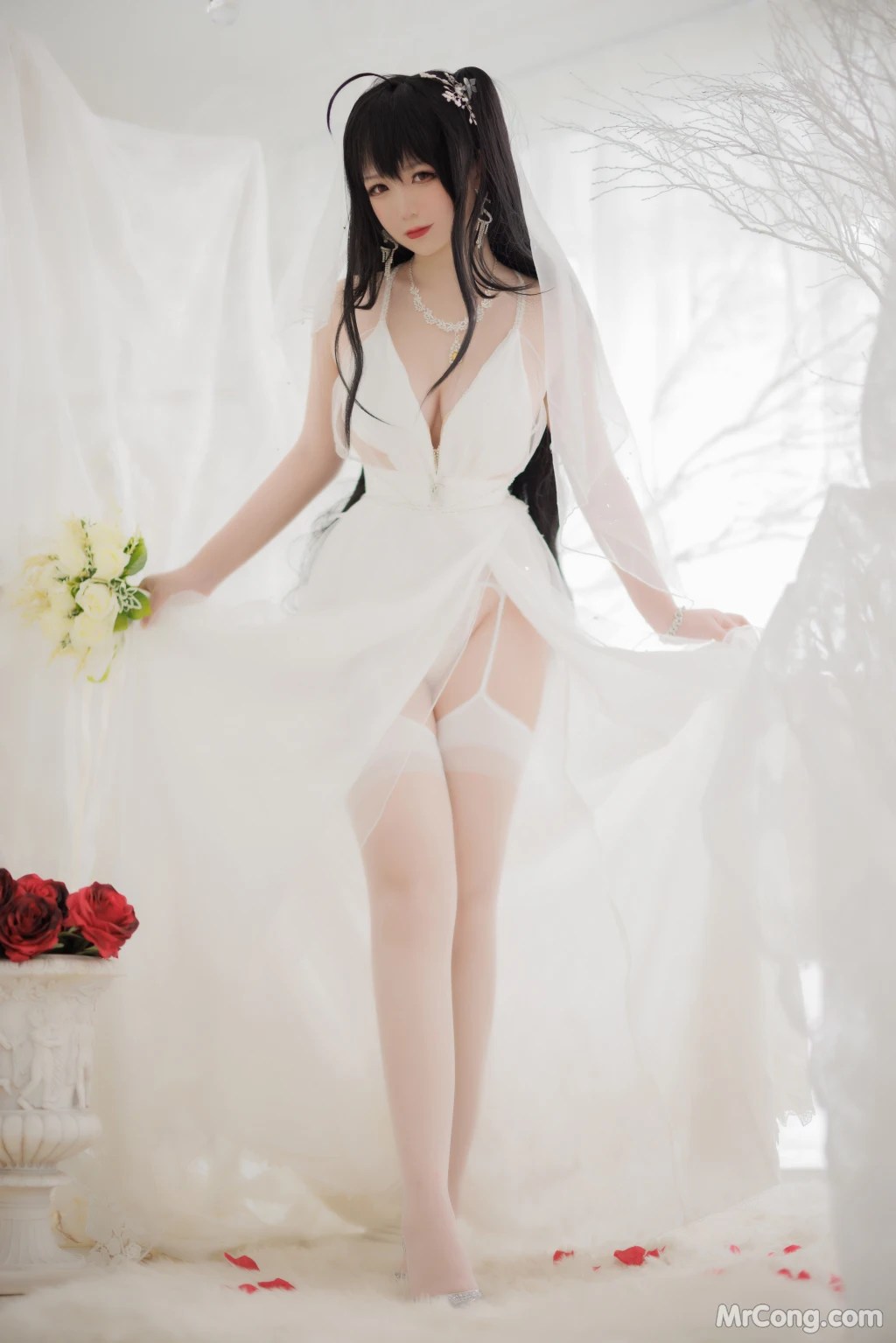 Coser@樱落酱w 大凤花嫁 (26 photos)