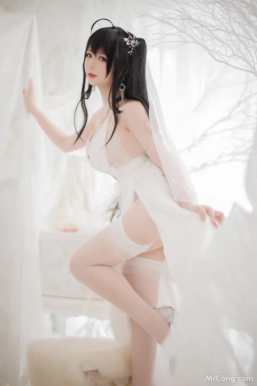 Coser@樱落酱w 大凤花嫁 (26 photos)