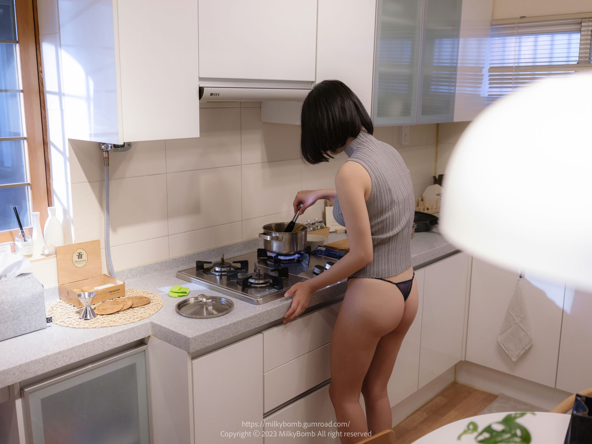 [MilkyBomb] Zia (지아) Vol.001 Cooking (368 photos )