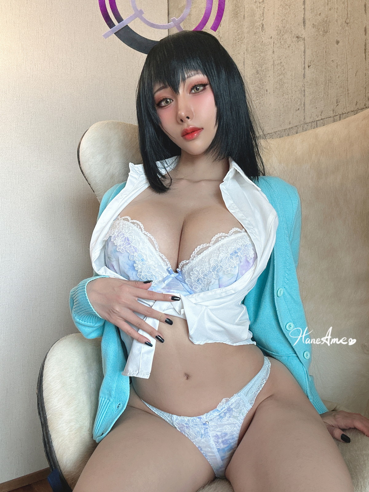 Coser美女雨波_HaneAme兔女郎主题性感多套兔女郎装扮秀丰满身材诱惑写真 [100P]