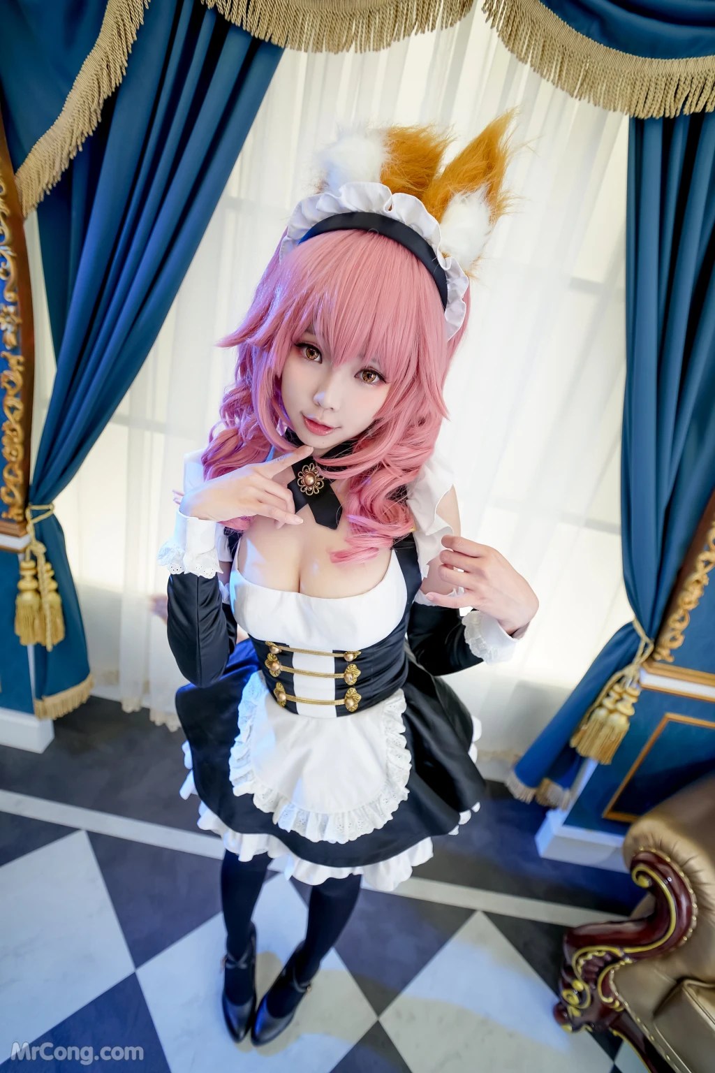 Coser@Ely_eee (ElyEE子)_ 玉藻前女仆 [45P]