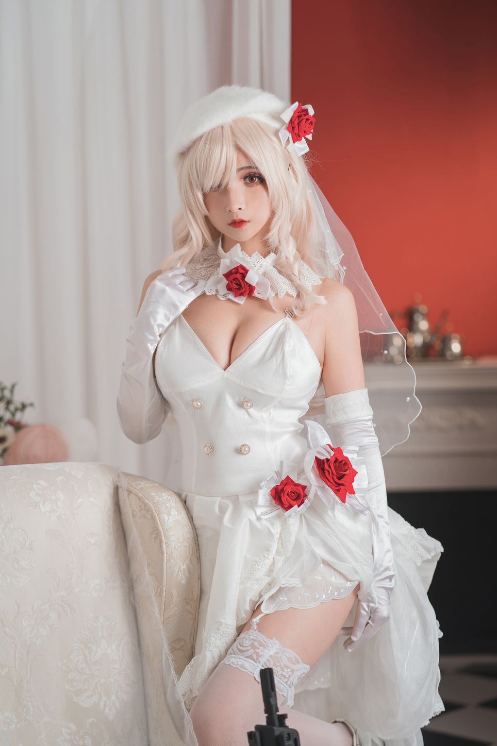 Coser@rioko凉凉子 Vol.001_ G36c花嫁 [25P]