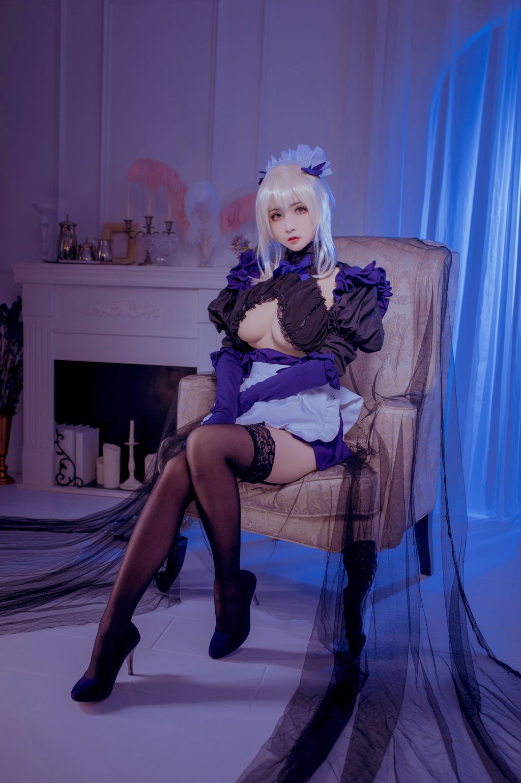 Coser@rioko凉凉子 Vol.022_ 黑枪呆女仆 [26P]