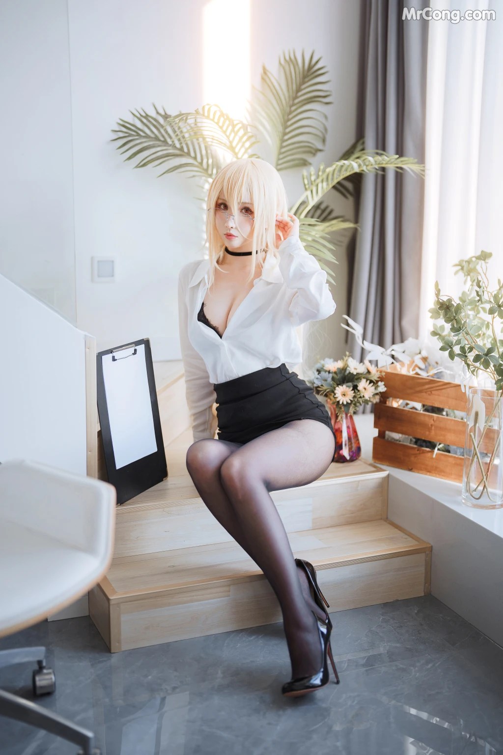 Coser@rioko凉凉子 Vol.113_ 碧蓝航线 冤仇 办公室的意外 [35P]