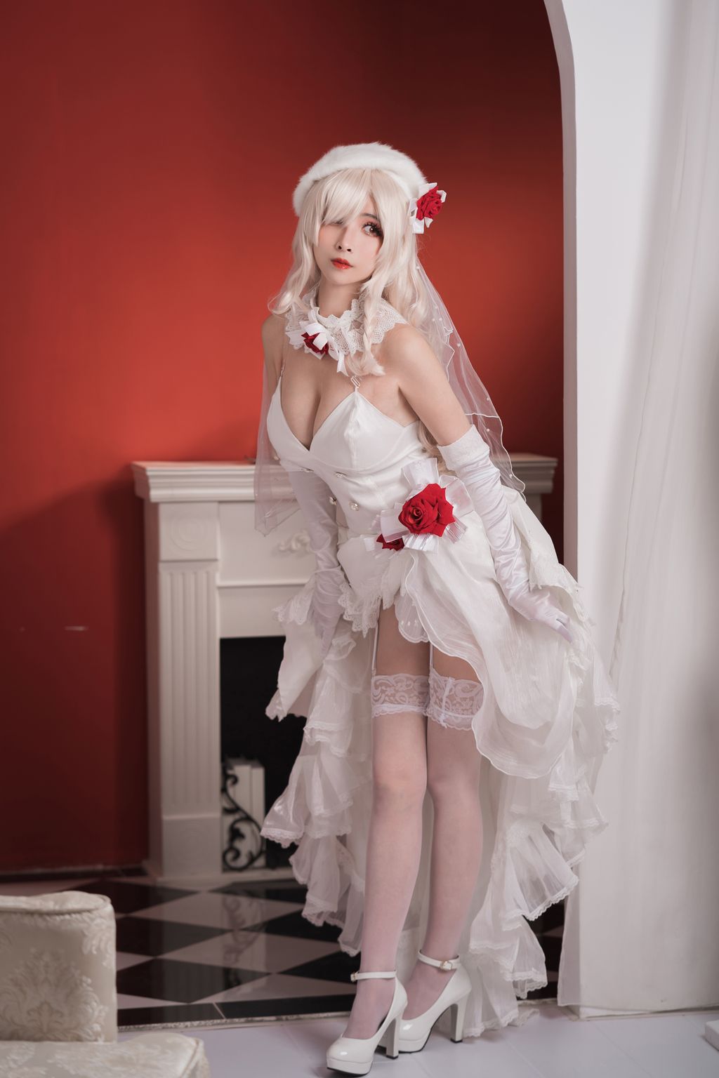 Coser@rioko凉凉子 Vol.001_ G36c花嫁 [25P]