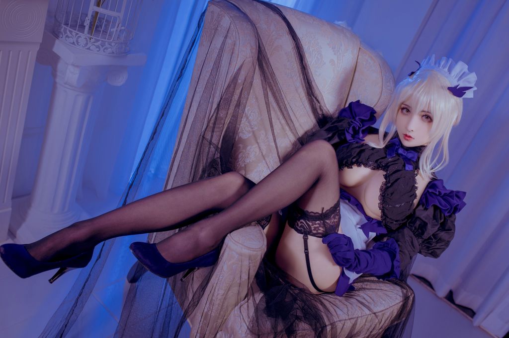 Coser@rioko凉凉子 Vol.022_ 黑枪呆女仆 [26P]