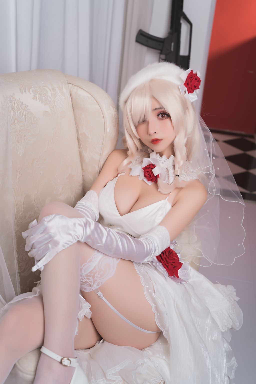 Coser@rioko凉凉子 Vol.001_ G36c花嫁 [25P]