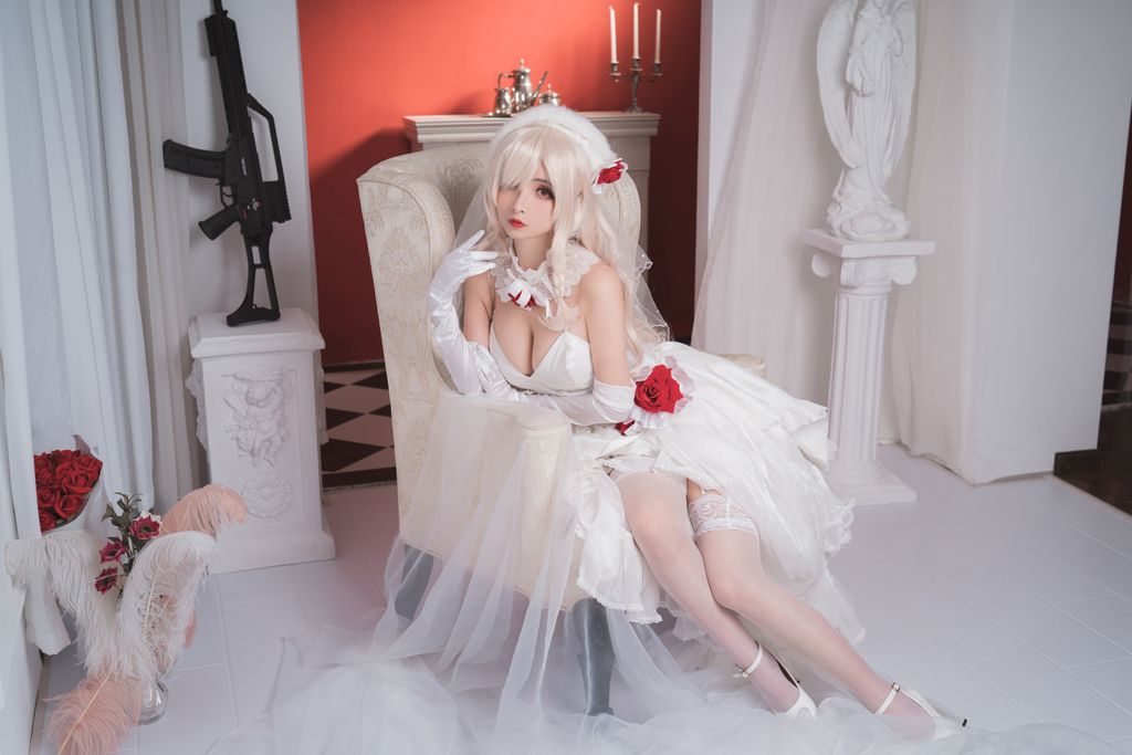 Coser@rioko凉凉子 Vol.001_ G36c花嫁 [25P]