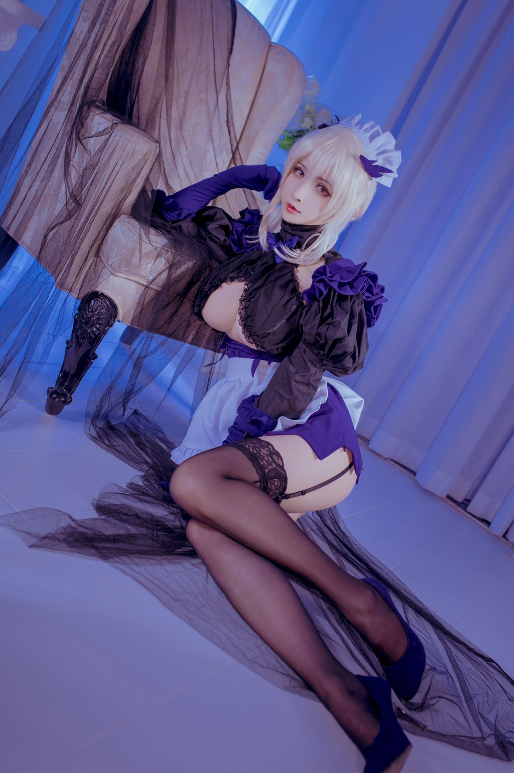 Coser@rioko凉凉子 Vol.022_ 黑枪呆女仆 [26P]