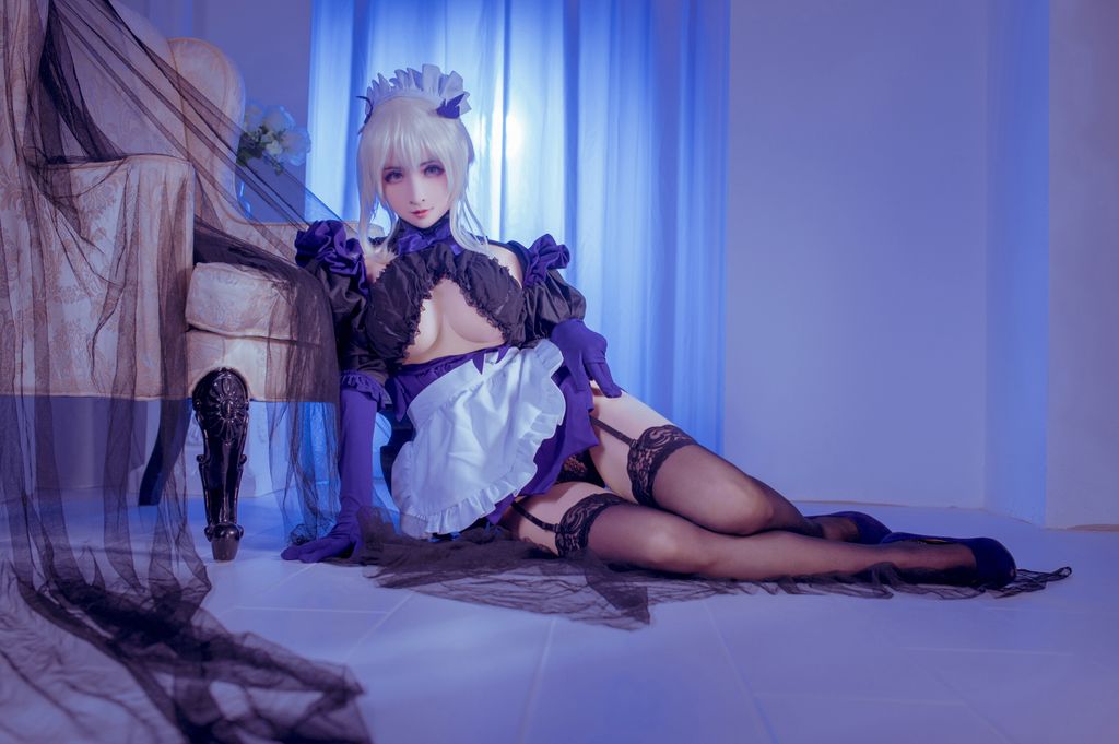 Coser@rioko凉凉子 Vol.022_ 黑枪呆女仆 [26P]