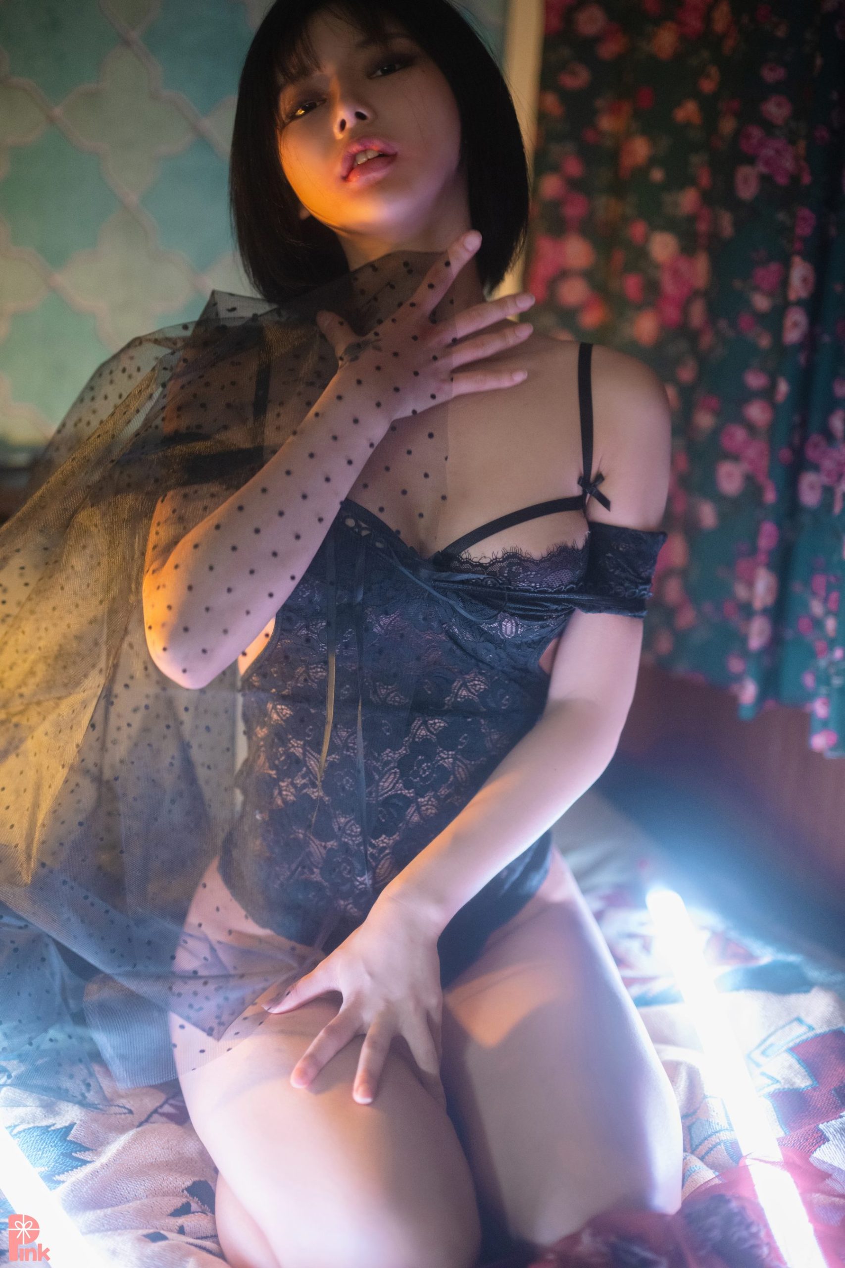 [PINK RIBBON] Uuuha - Black [59P]