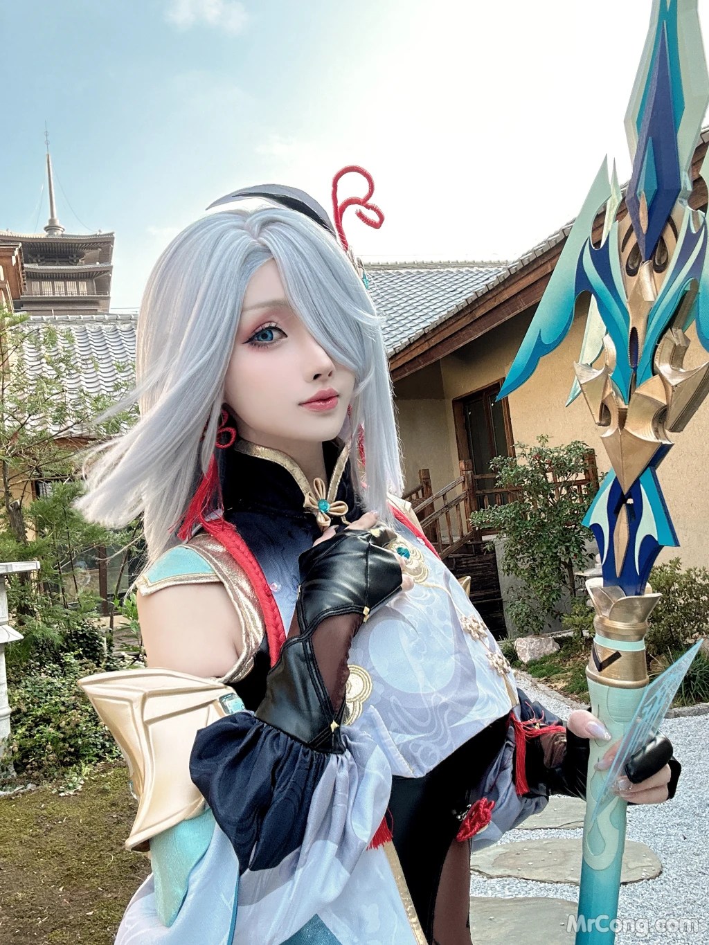 Coser@rioko凉凉子 Vol.123_ 有点那个的申鹤 [35P]