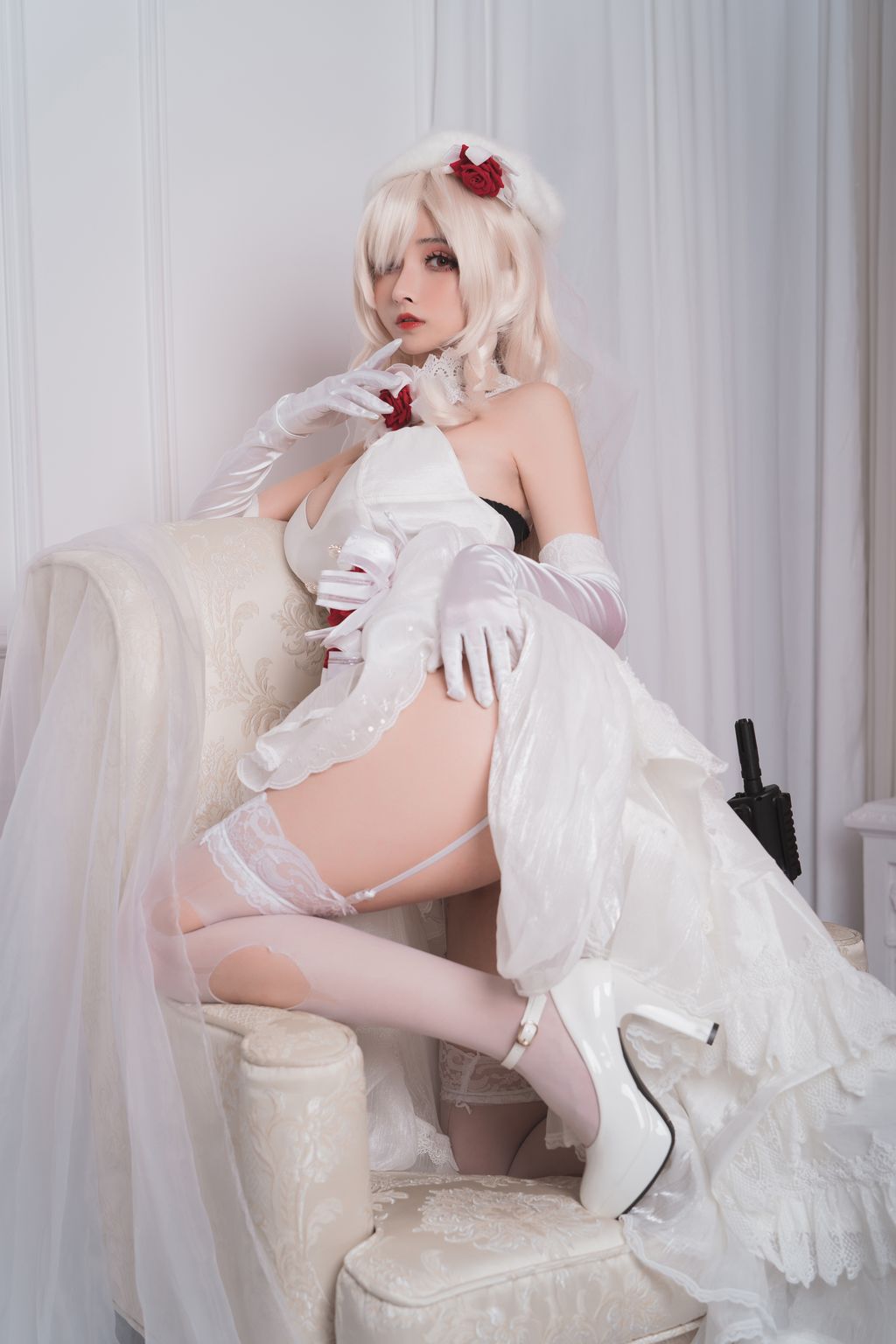 Coser@rioko凉凉子 Vol.001_ G36c花嫁 [25P]