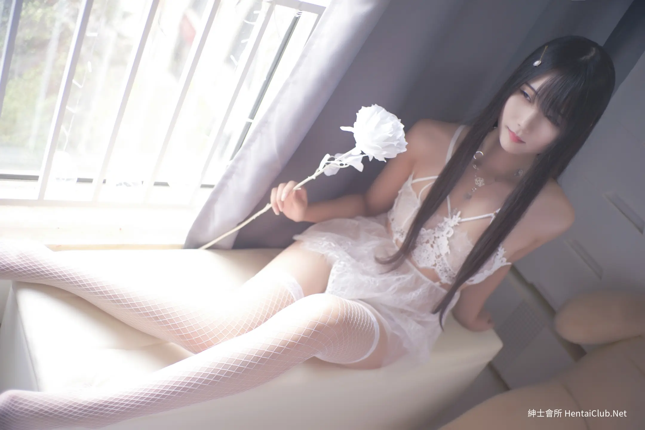 晓美妈 夜玫瑰与白玫瑰 白玫瑰 [41P]