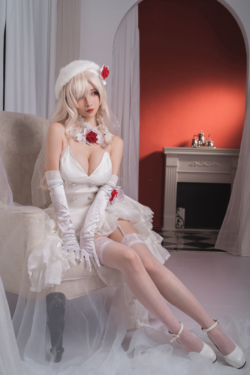 Coser@rioko凉凉子 Vol.001_ G36c花嫁 [25P]