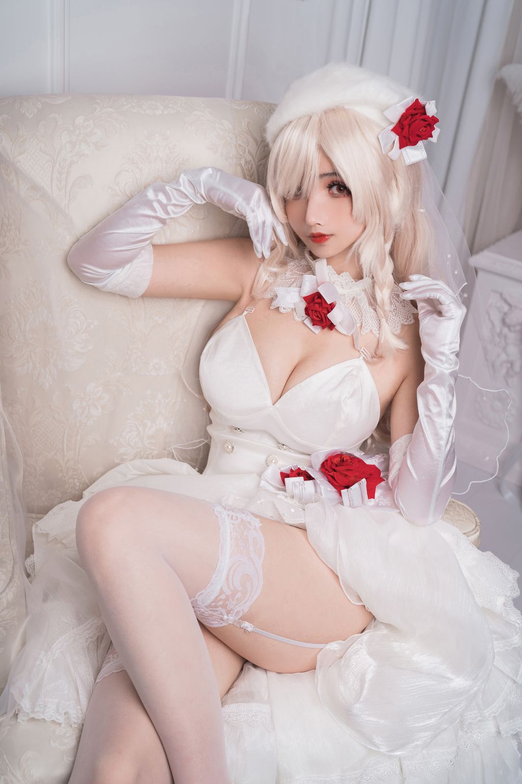 Coser@rioko凉凉子 Vol.001_ G36c花嫁 [25P]