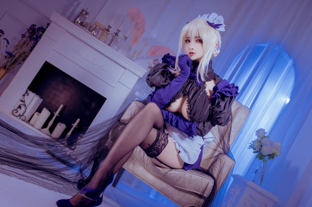 Coser@rioko凉凉子 Vol.022_ 黑枪呆女仆 [26P]