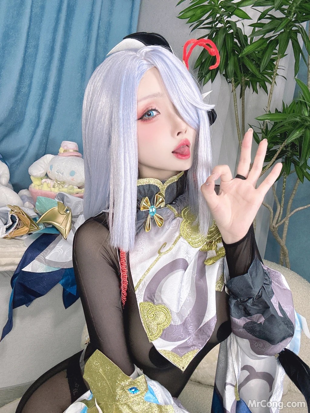 Coser@rioko凉凉子 Vol.123_ 有点那个的申鹤 [35P]