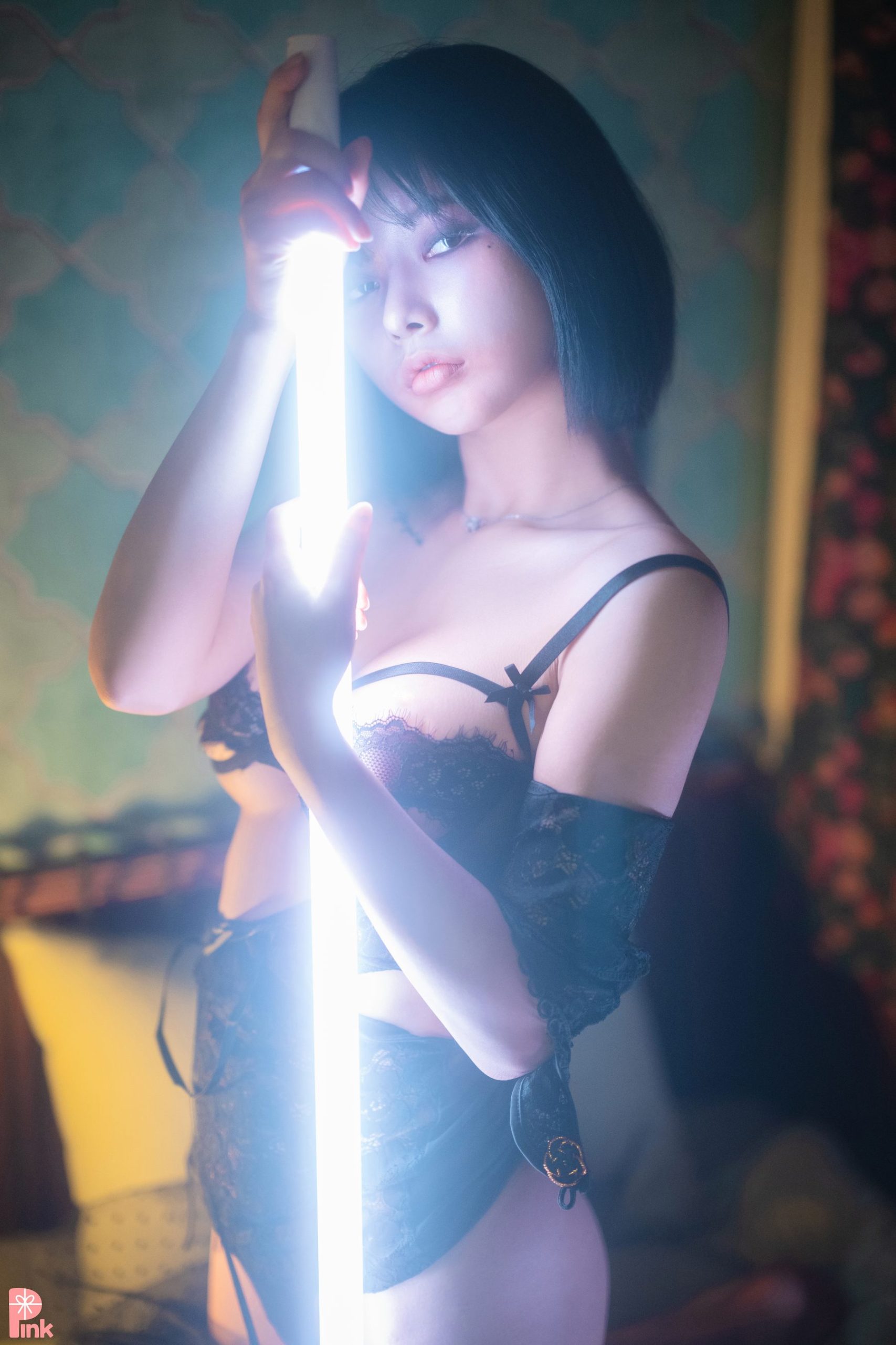[PINK RIBBON] Uuuha - Black [59P]