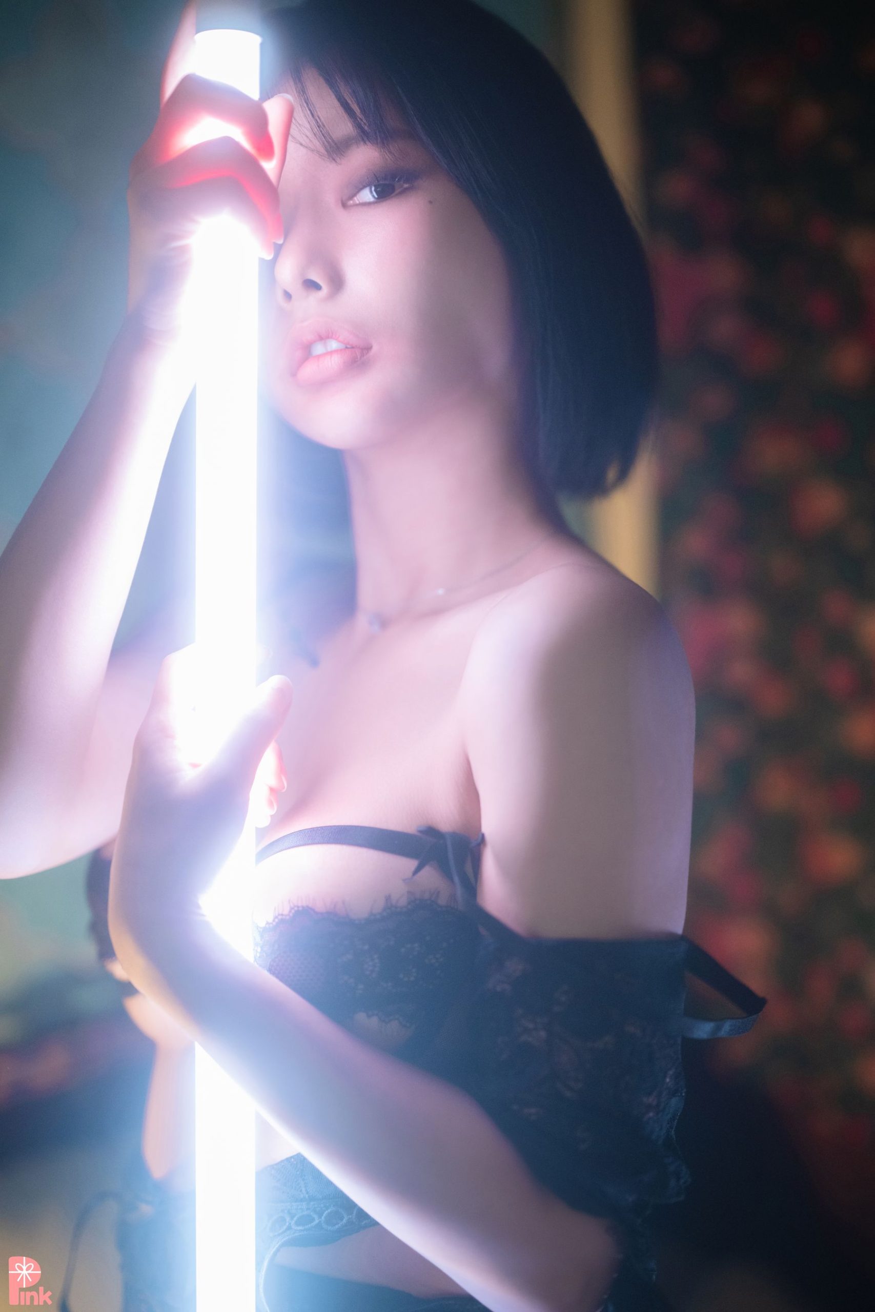 [PINK RIBBON] Uuuha - Black [59P]