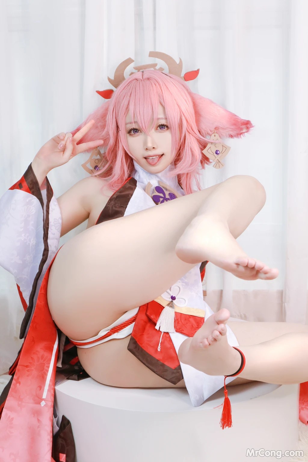 Coser@Asagiriai (愛ちゃん)_ 原神 八重神子 [35P]