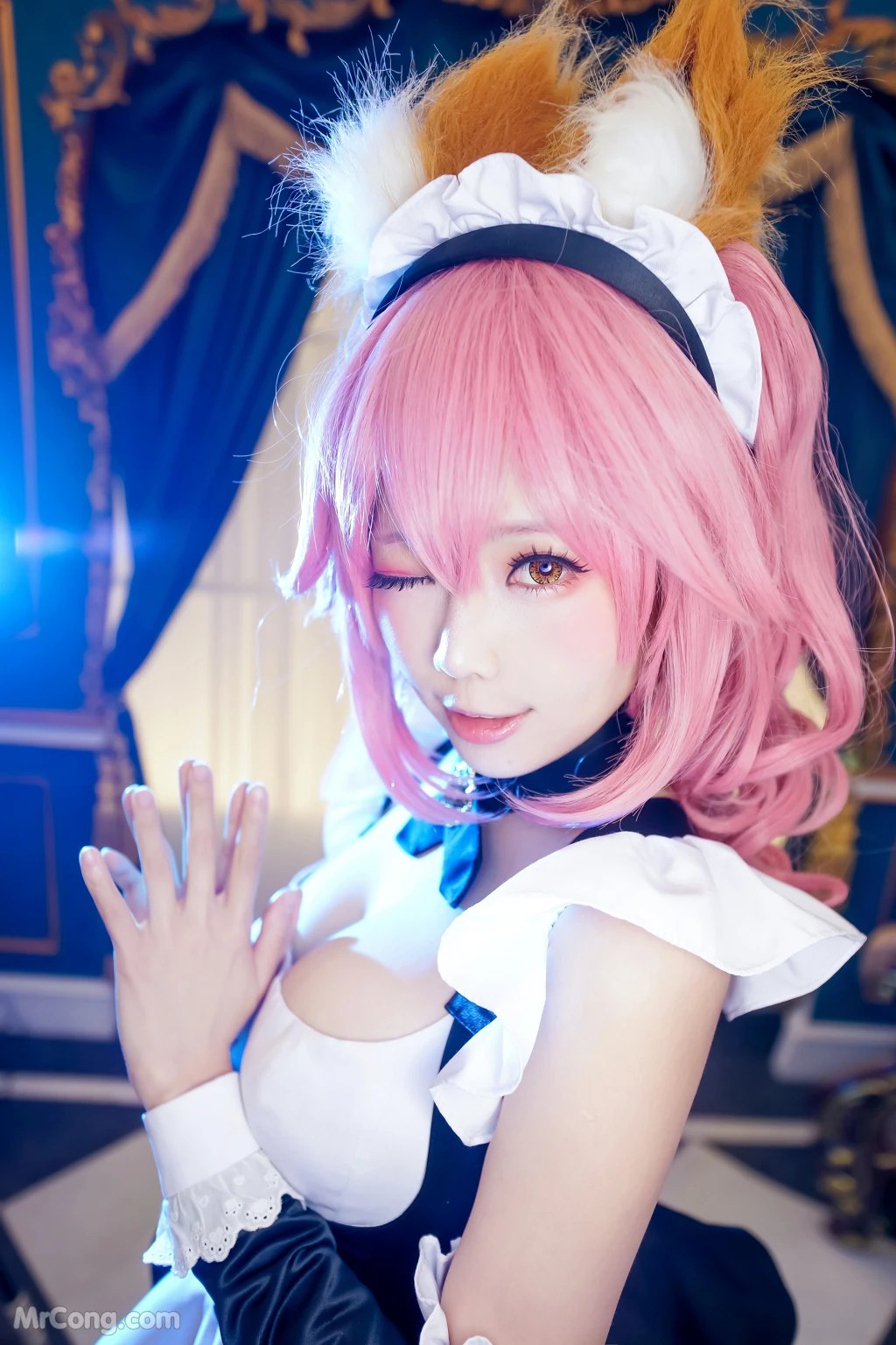 Coser@Ely_eee (ElyEE子)_ 玉藻前女仆 [45P]